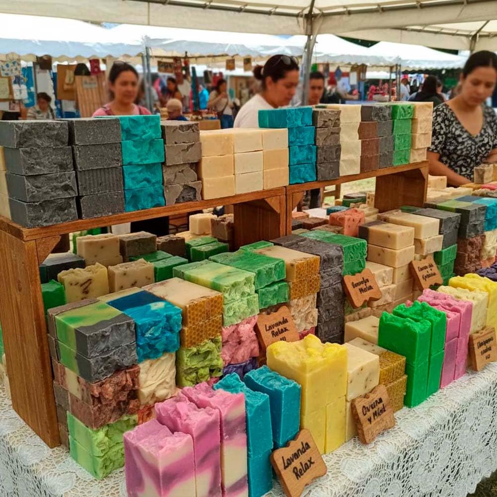 5 Barra De Jabón Natural De Manteca De Coco 1.2kg Venta Al Por Mayor - Para Piel Seca Y Agrietada - Dermatitis O Eccemas_3