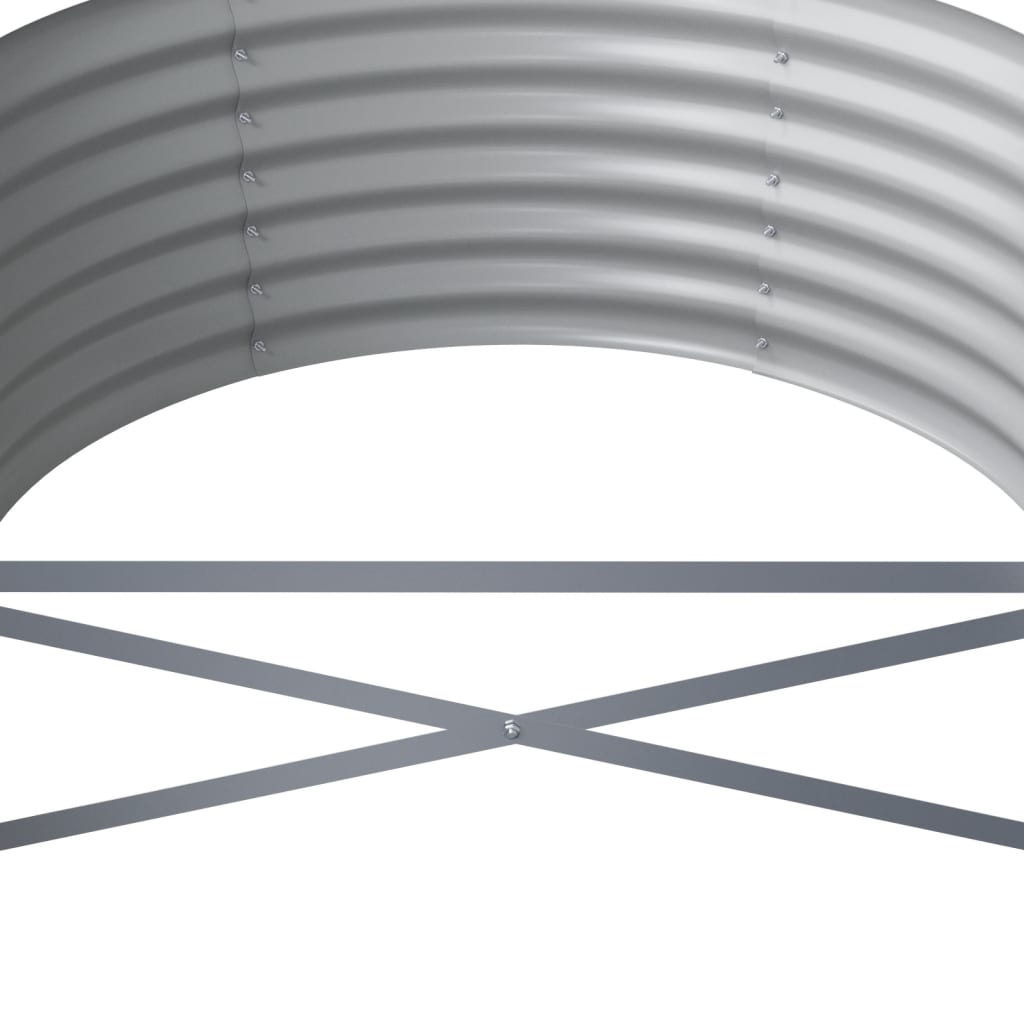Jardinera Arriate Acero Galvanizado Verde 620x80x36 Cm_4