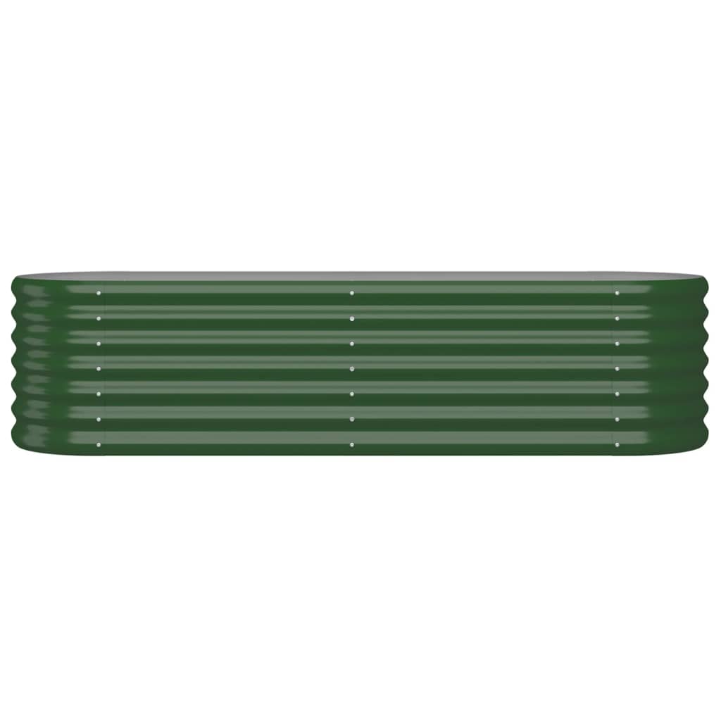 Jardinera De Acero Galvanizado Verde 152x40x36cm_2