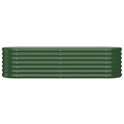 Jardinera De Acero Galvanizado Verde 152x40x36cm_2