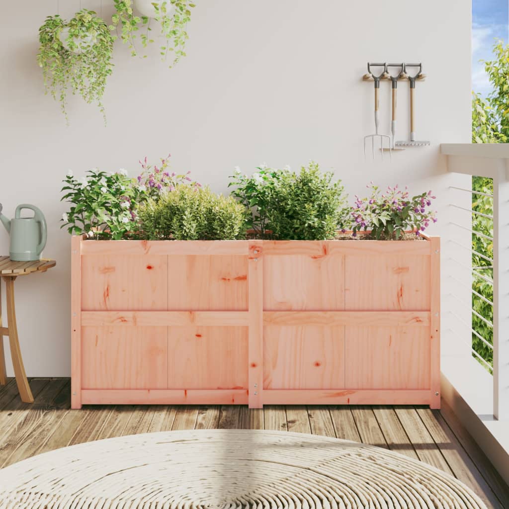 Jardinera Madera Maciza De Abeto Douglas 150x50x70 Cm_2