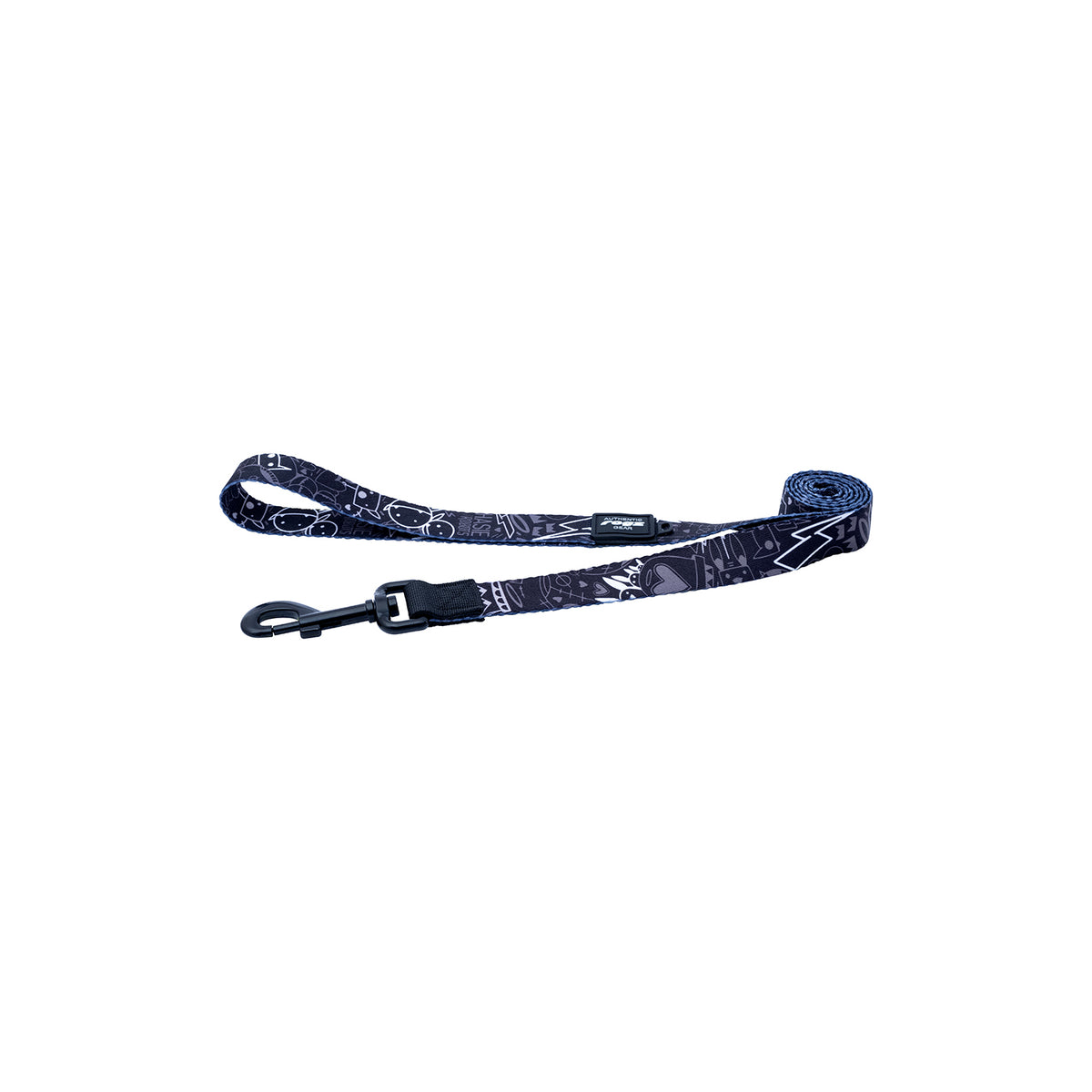 Correa Para Perro, Modelo Fusion De Rogz, Estampado Graffiti Negro. Talla L (21-40kg)_3