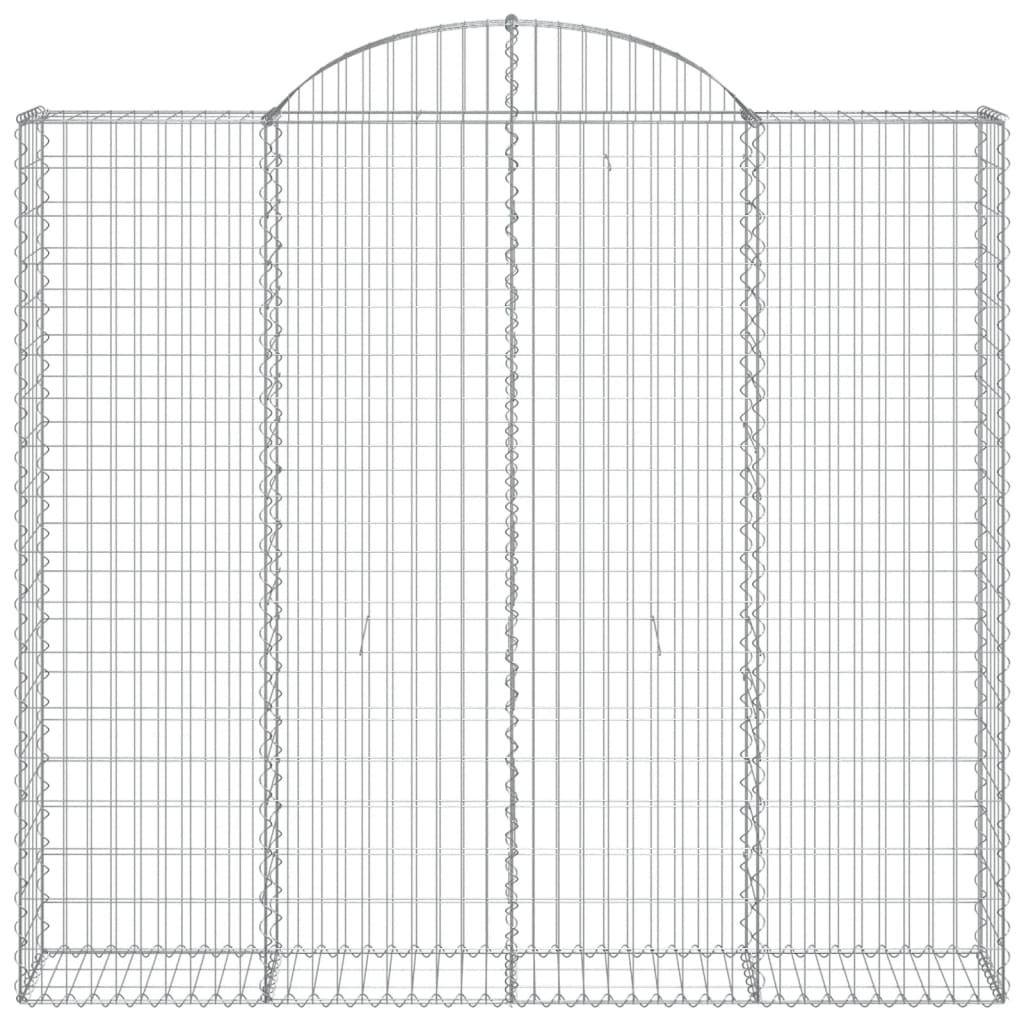 Cestas Gaviones 10 Uds Forma De Arco Hierro 200x50x180/200 Cm_3