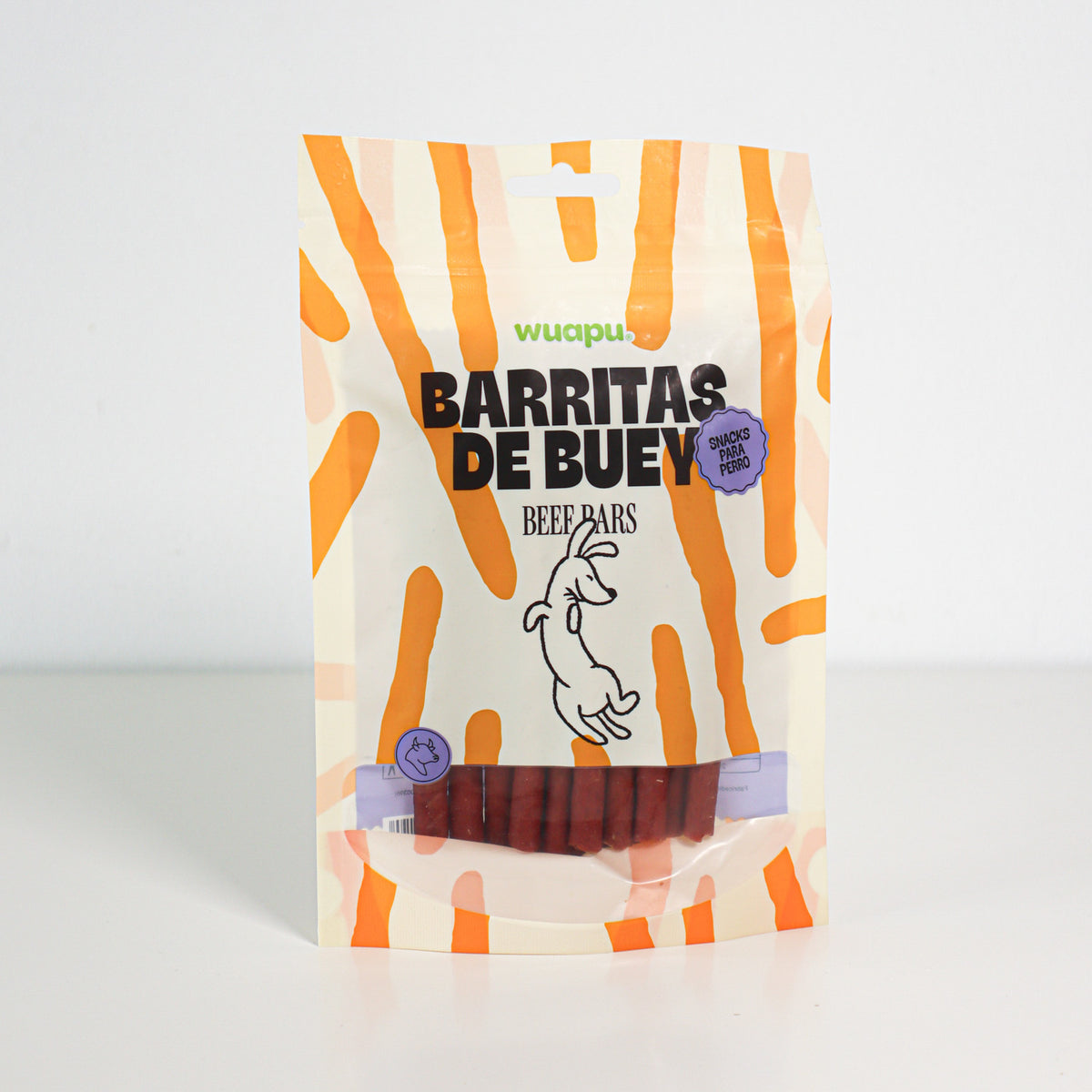 Snack Para Perro En Barritas Semihúmedas De Cordero 12 Paq X (100gr) Wuapu_5