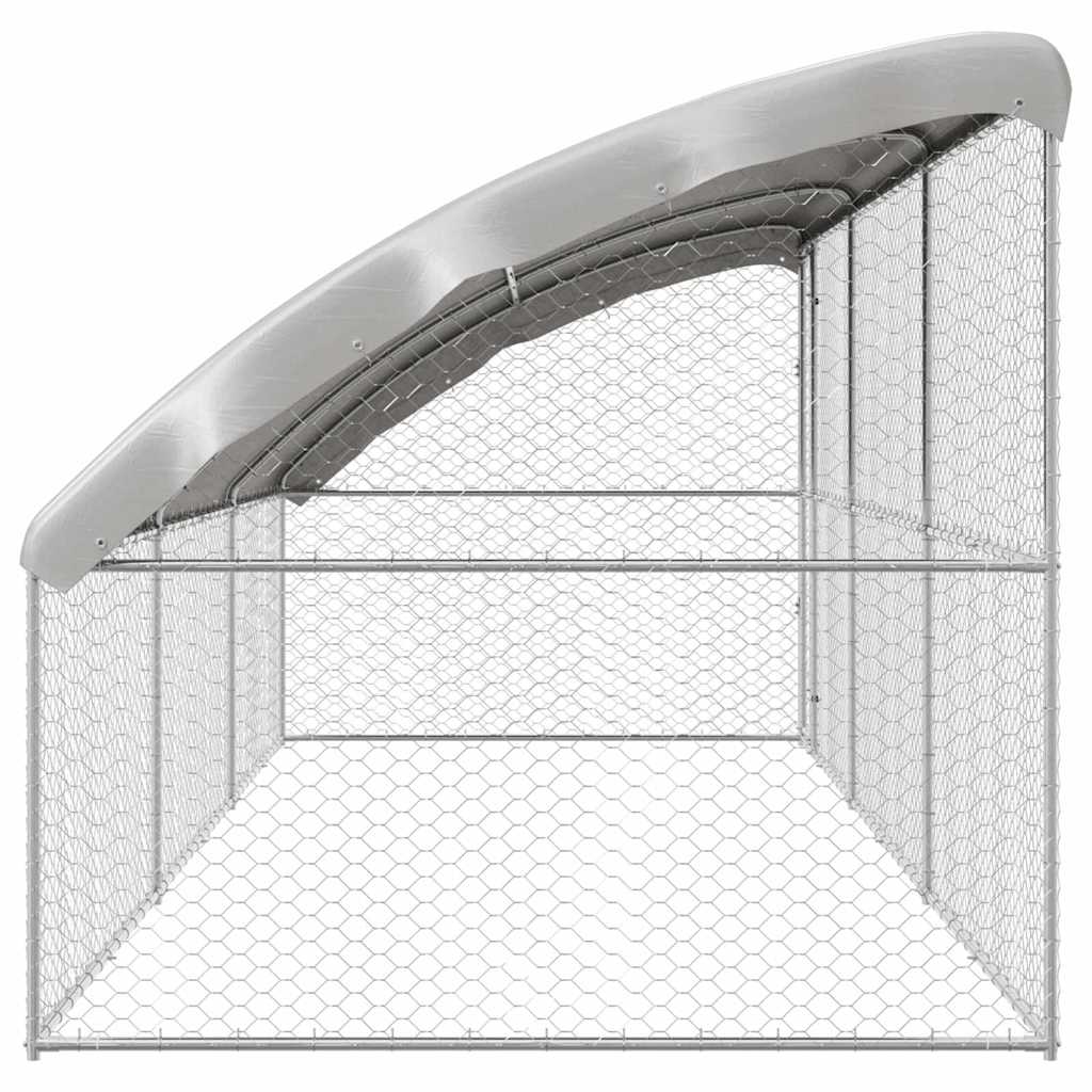 Refugio Para Perros 3 Pcs Plateado 6 X 2 X 2 M_4