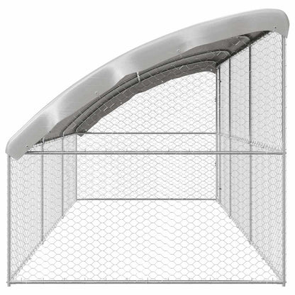 Refugio Para Perros 3 Pcs Plateado 6 X 2 X 2 M_4