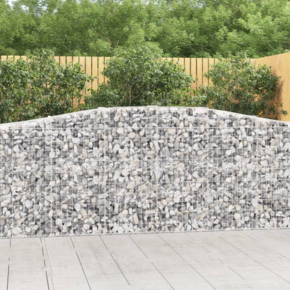 Cestas De Gaviones 10 Uds Forma De Arco Hierro 400x50x100/120cm_1