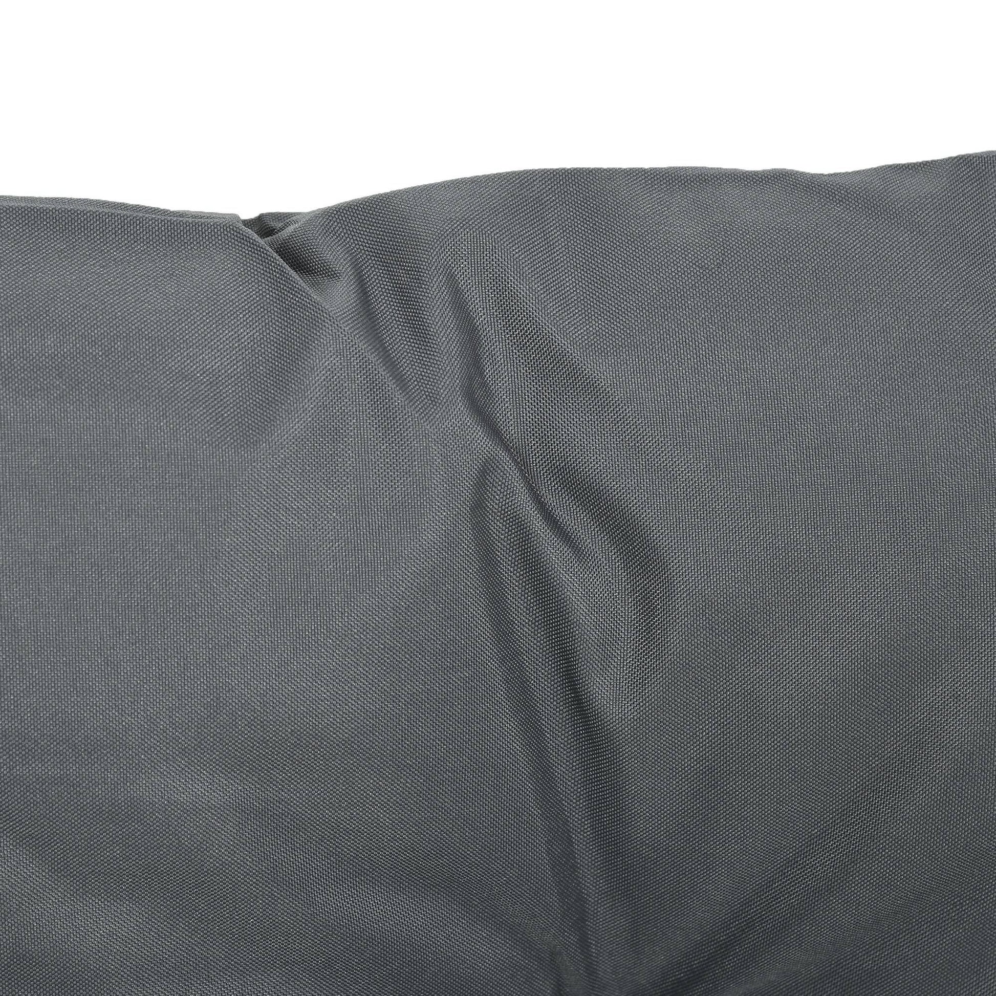 Outsunny Conjunto De 2 Cojines Para Silla Con Respaldo 50x98x8 Cm Gris Oscuro_3