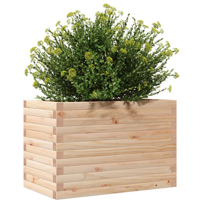 Jardinera Madera Maciza De Pino 70x40x45,5 Cm_3