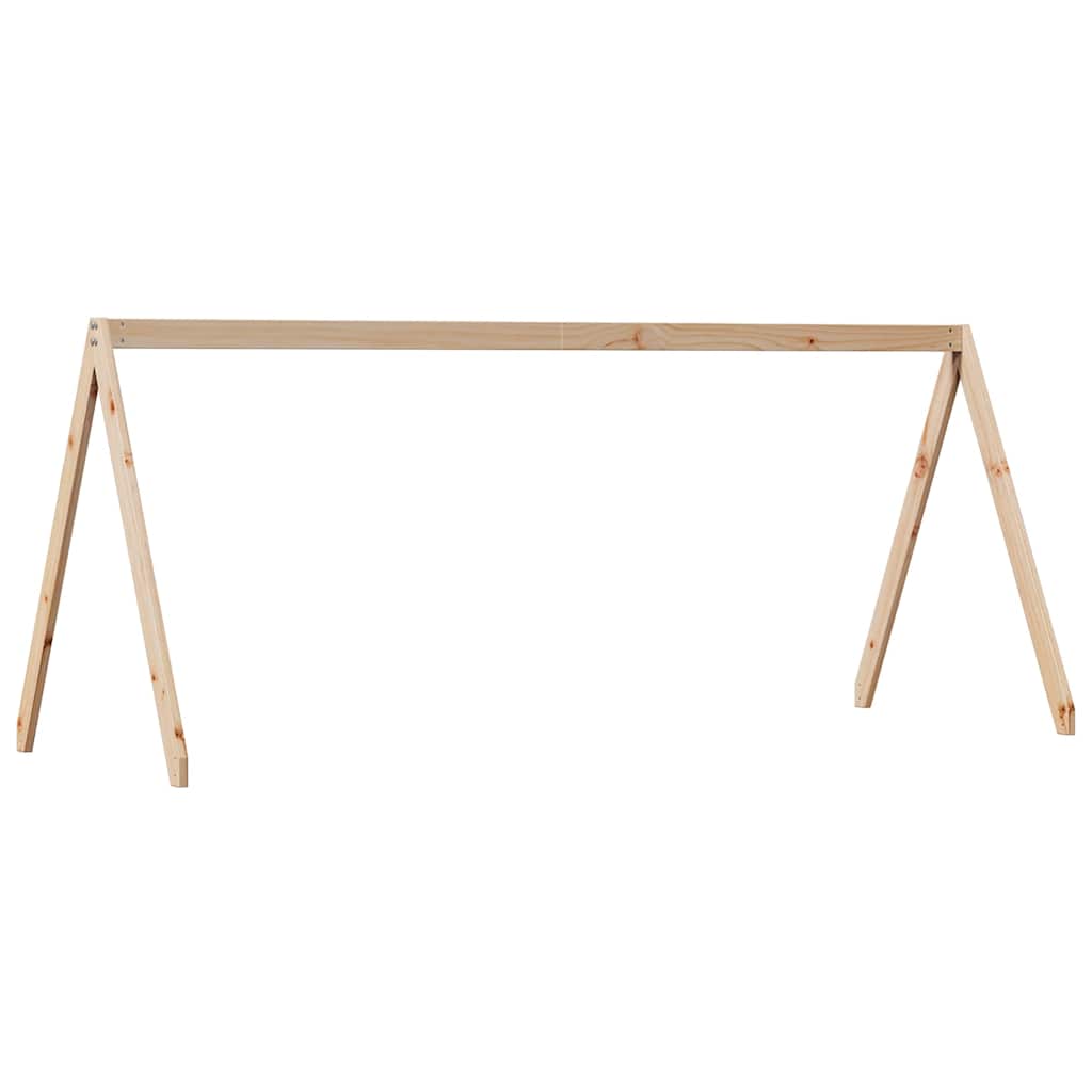 Techo De Cama Infantil Madera Maciza Pino 199x80,5x88 Cm_0