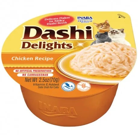 Caldo Dashi Delights de Pollo para Gatos Churu 70 g