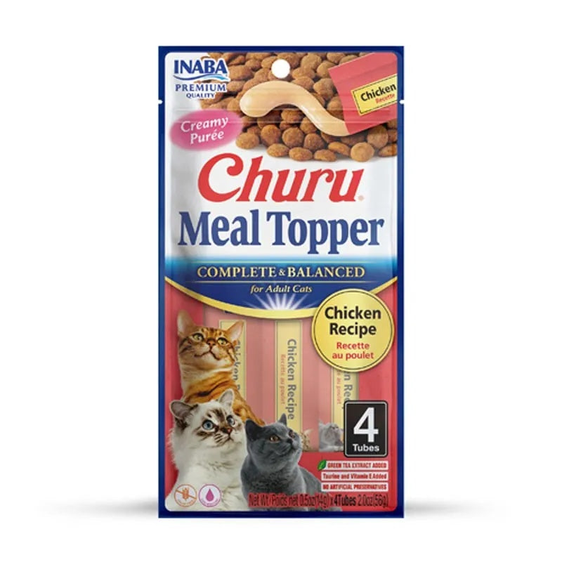 Meal Topper de Pollo para Gatos Churu 4 x 14 g