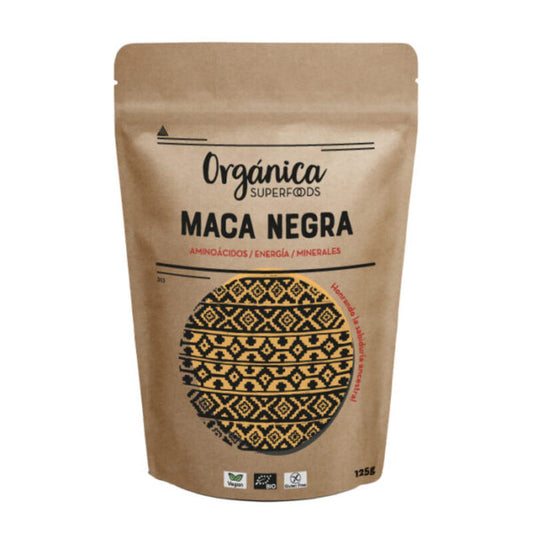 Maca Negra Bio Raw De Perú 125g - Orgánica Superfoods_0