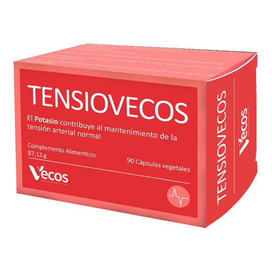 Tensiovecos Vecos 90 Cápsulas | Corazon Saludable Y Antioxidantes | Potasio + Olivo + Ajo_0