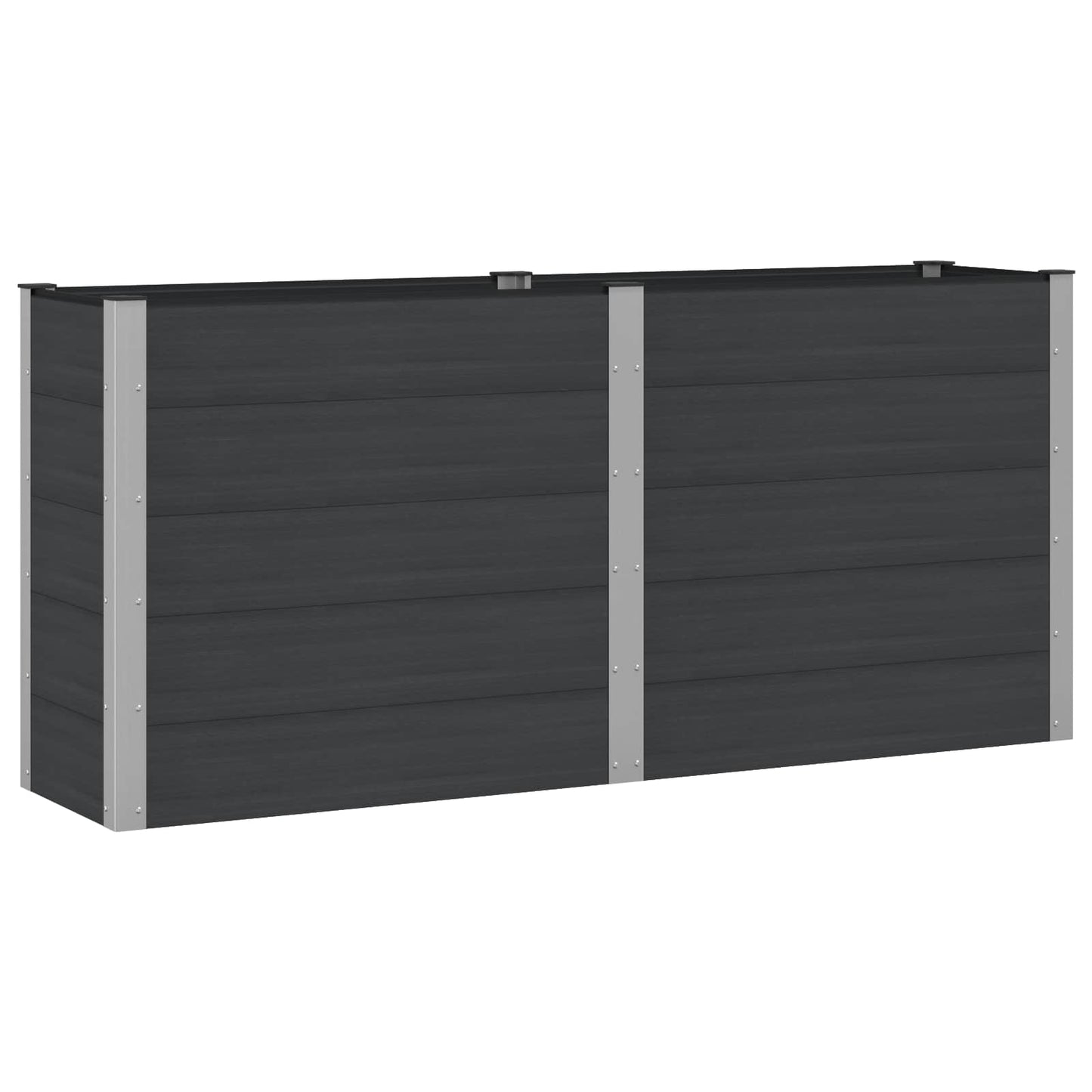 Arriate Elevado Negro 200 X 50 X 91 Cm_0