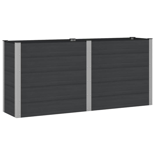 Arriate Elevado Negro 200 X 50 X 91 Cm_0