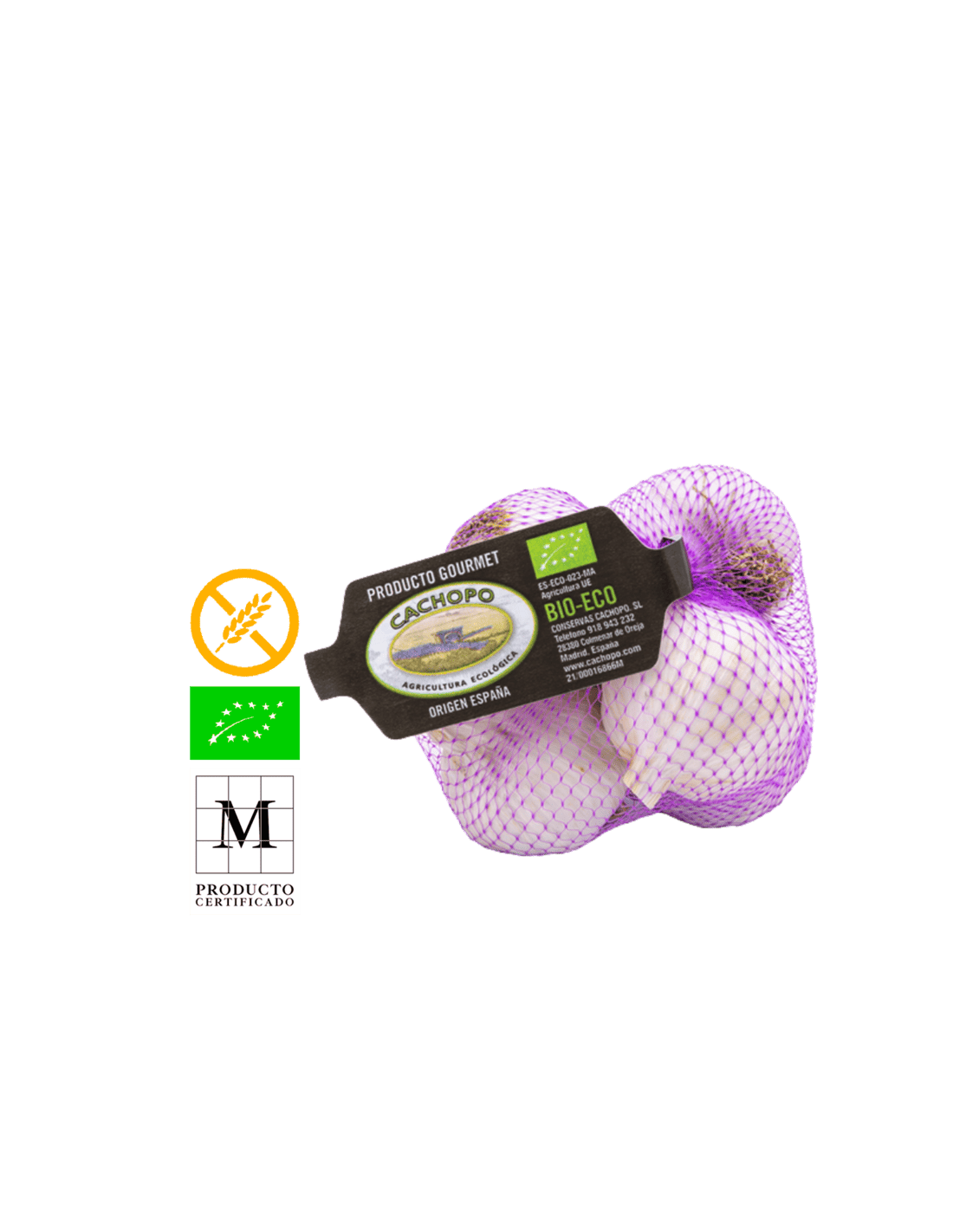 Ajo Morado Ecológico - Malla 250g_0