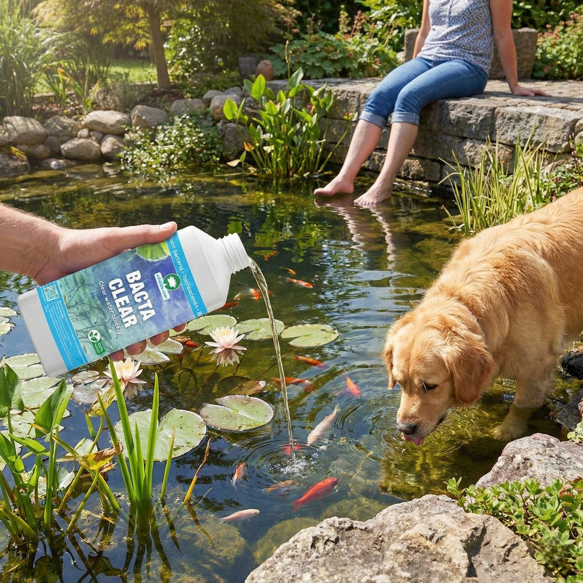 Bacta Clear Bacterias Estanque Hasta 20.000l - Para Agua Clara_2