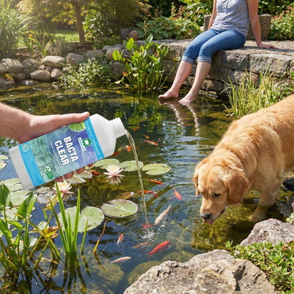 Bacta Clear Bacterias Estanque Hasta 20.000l - Para Agua Clara_2