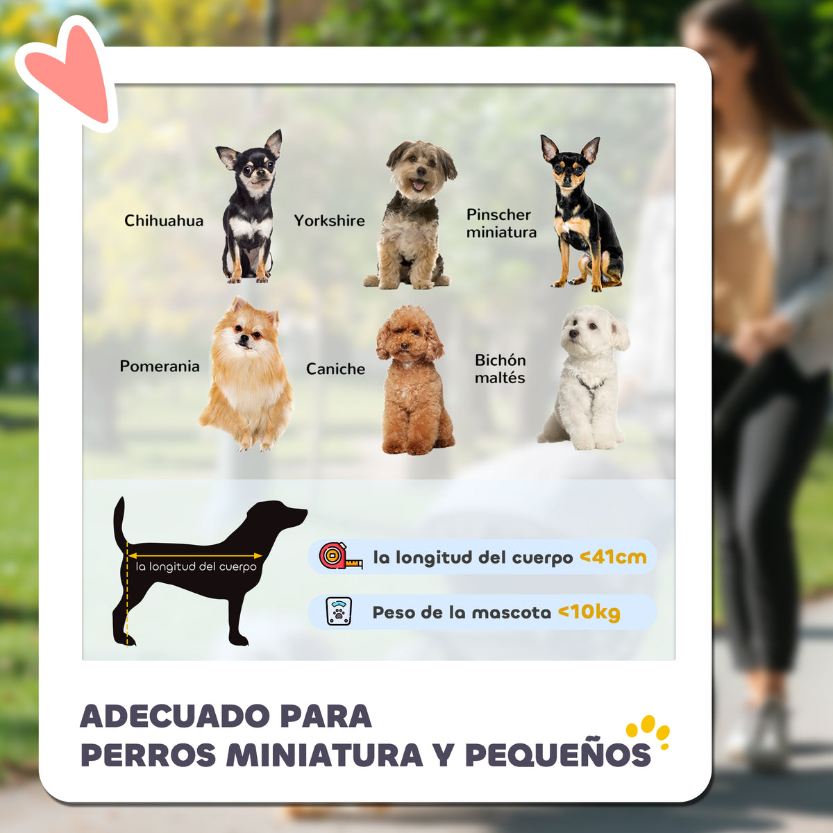Pawhut Carrito Para Perros Plegable Con 3 Ruedas 109,5x57,5x106,5 Cm Rojo_3