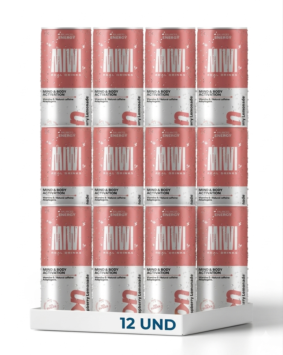 Miwi On Raspberry Lemonade 0% Azucar Miwi 12 Latas 25cl_0