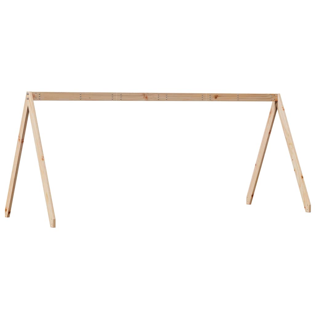 Techo De Cama Infantil Madera Maciza Pino 199x80,5x88 Cm_5