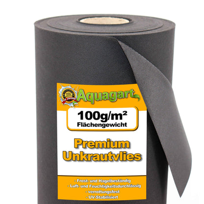 154m² Vellón De Jardín Mantillo De Vellón Contra Malas Hierbas Vellón 100g 1,4m Br._0