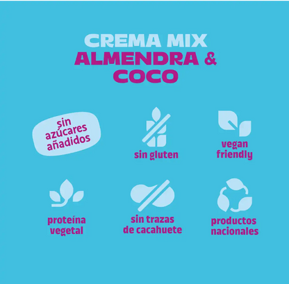 Pack crema de almendra y coco 6 uds The Nut Club 1200g_5