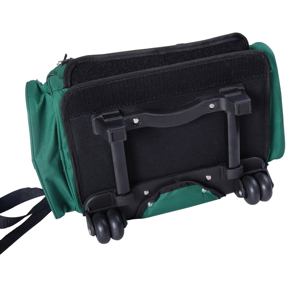 Pawhut Transportín 2 En 1 Para Mascotas Carrito Mochila Ruedas 42x25x55 Cm Verde_3