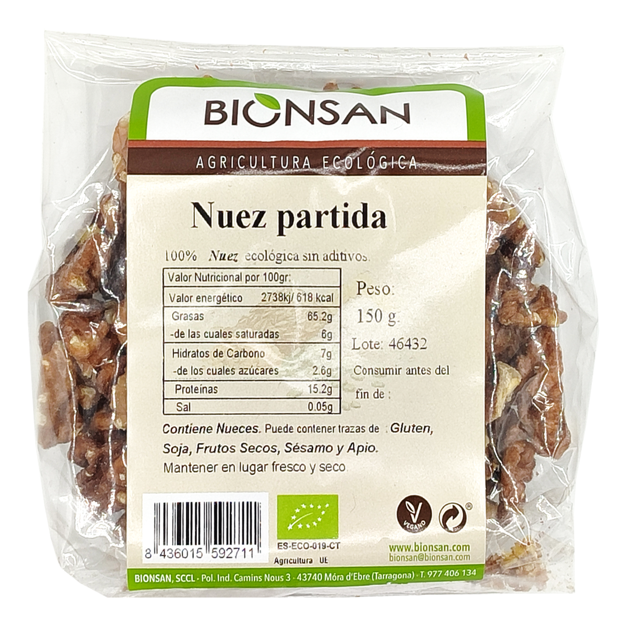 Nuez Partida Eco Bionsan 150gr_0