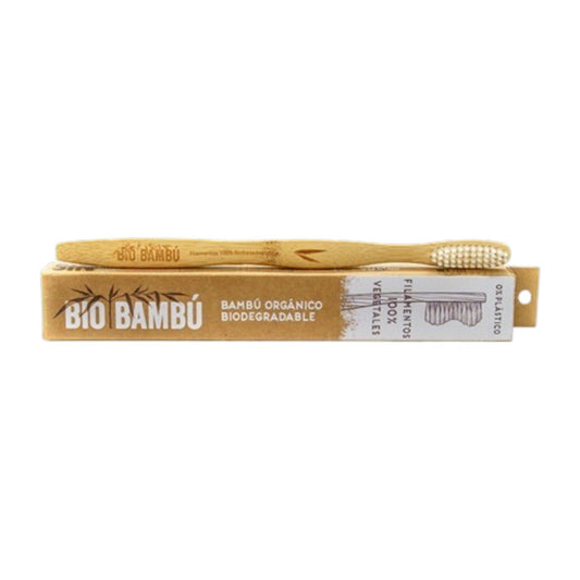 Cepillo de dientes Adulto Extra Suave BioBambú 0% plástico