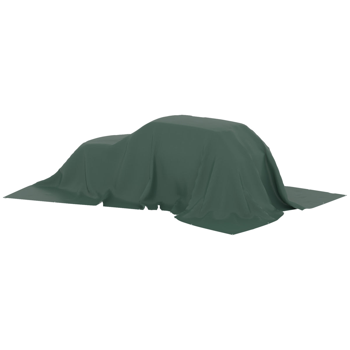 Outsunny Lona Impermeable Exterior 6x8 M Pe Resistente A Rasgaduras 90 G/m²_4