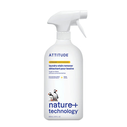 Quitamanchas ropa  cítricos Attitude spray 800 ml