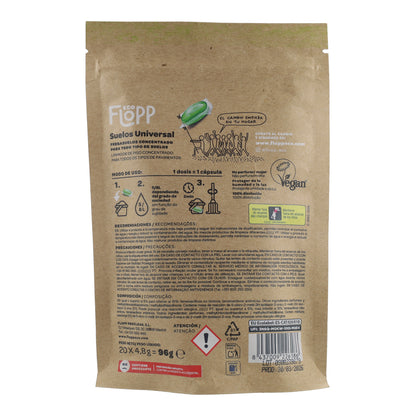 Limpia Suelos Universal BIO Eco Pack Flopp, 20 cápsulas