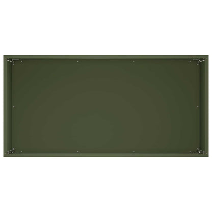 Macetero De Jardín 2 Uds. Verde Oliva 60 X 30 X 50 Cm_4