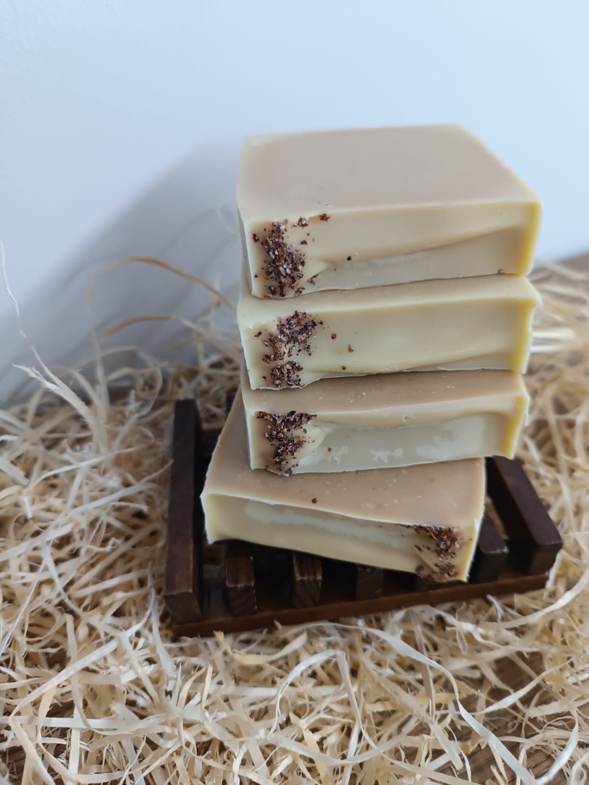 Jabonera madera de regalo + pack champú sólido jengibre + jabón sólido uva - seco, debilidad, sin brillo - Lismare_5
