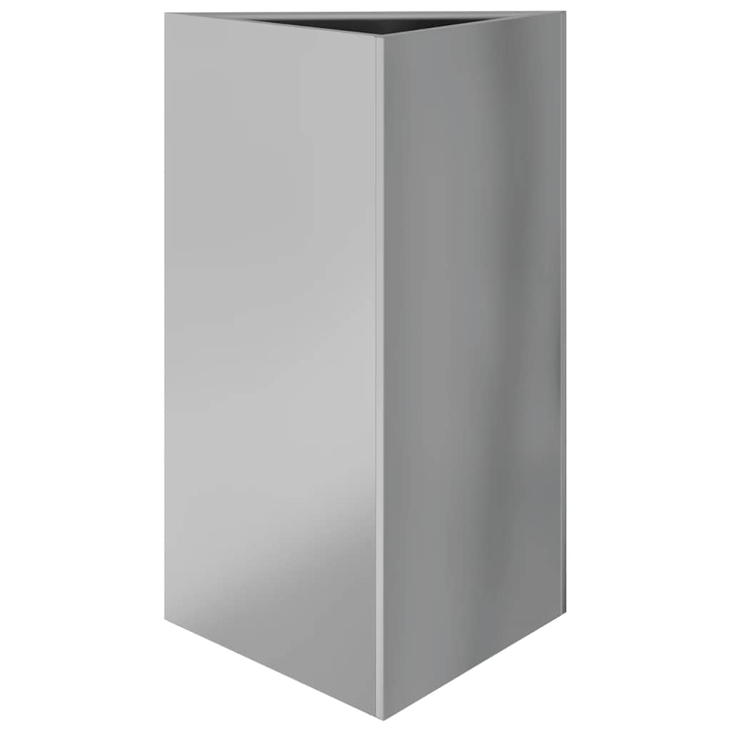 Jardinera Triangular Acero Galvanizado 50x43x75 Cm_0