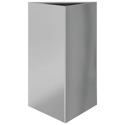 Jardinera Triangular Acero Galvanizado 50x43x75 Cm_0