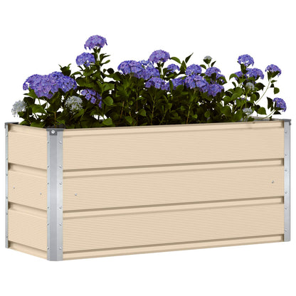 Jardinera Marfil 100 X 40 X 45 Cm Acero_2