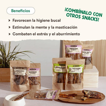 Mordedor natural Esófago de cordero Wild Balance 50 g