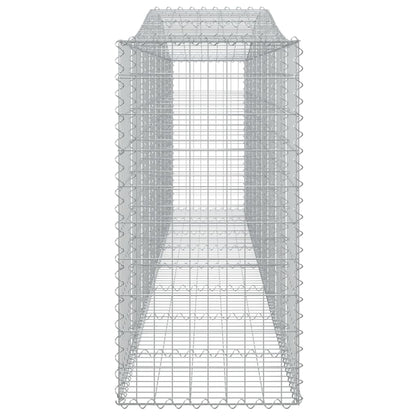 Cestas De Gaviones 4 Uds Forma De Arco Hierro 400x50x100/120 Cm_4