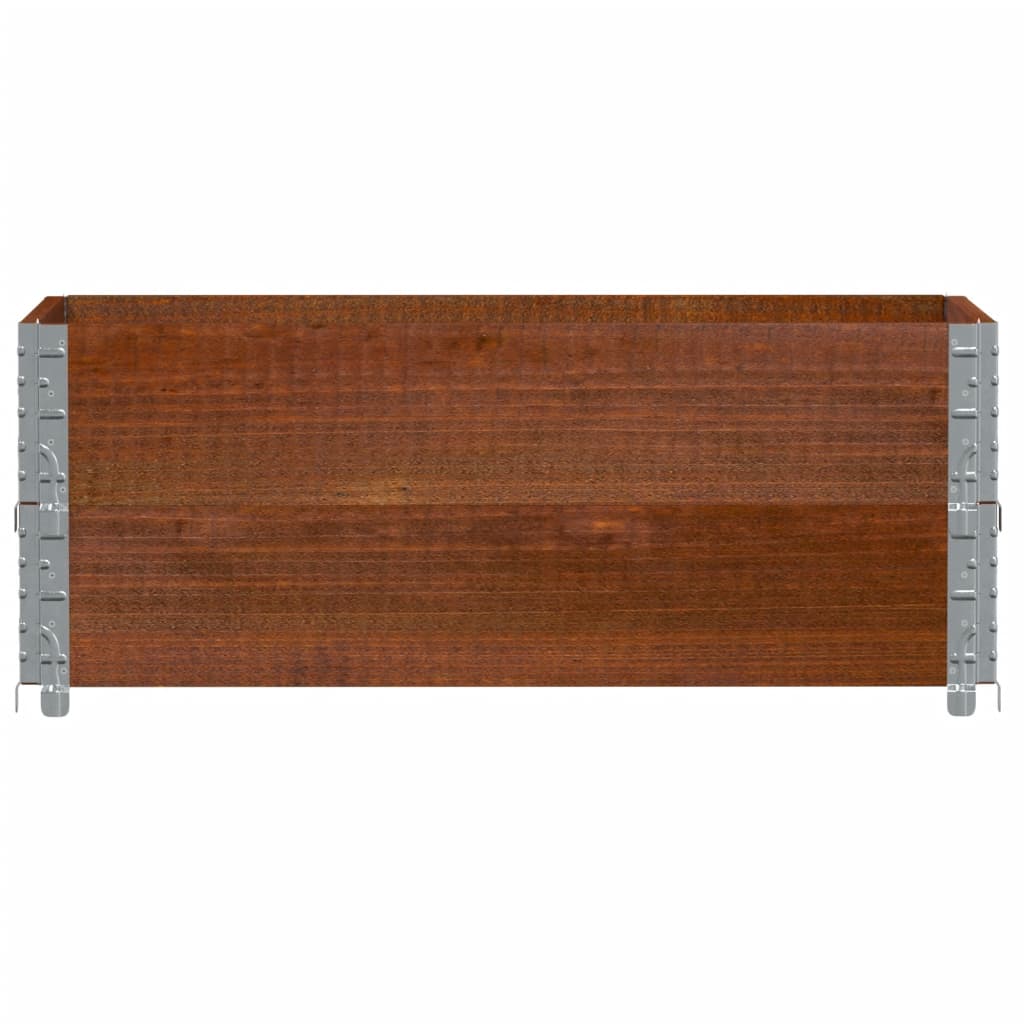 Jardinera De Madera Maciza De Pino Marrón 100x50 Cm_2