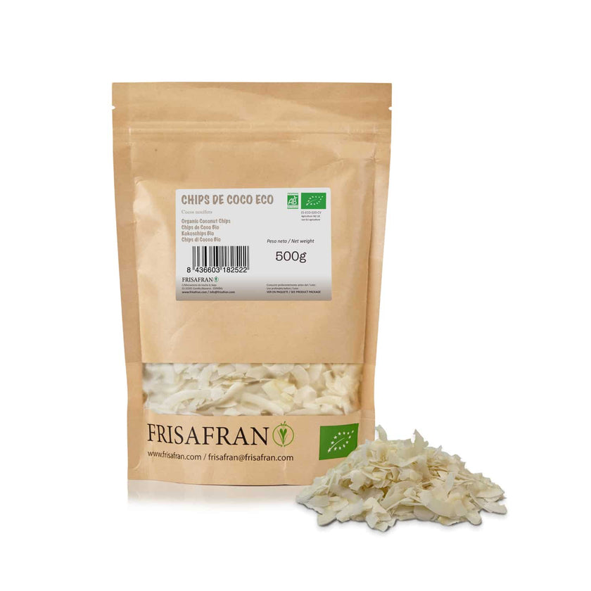 Chips De Coco Ecológicos | Deshidratados | Frisafran 200 G_1