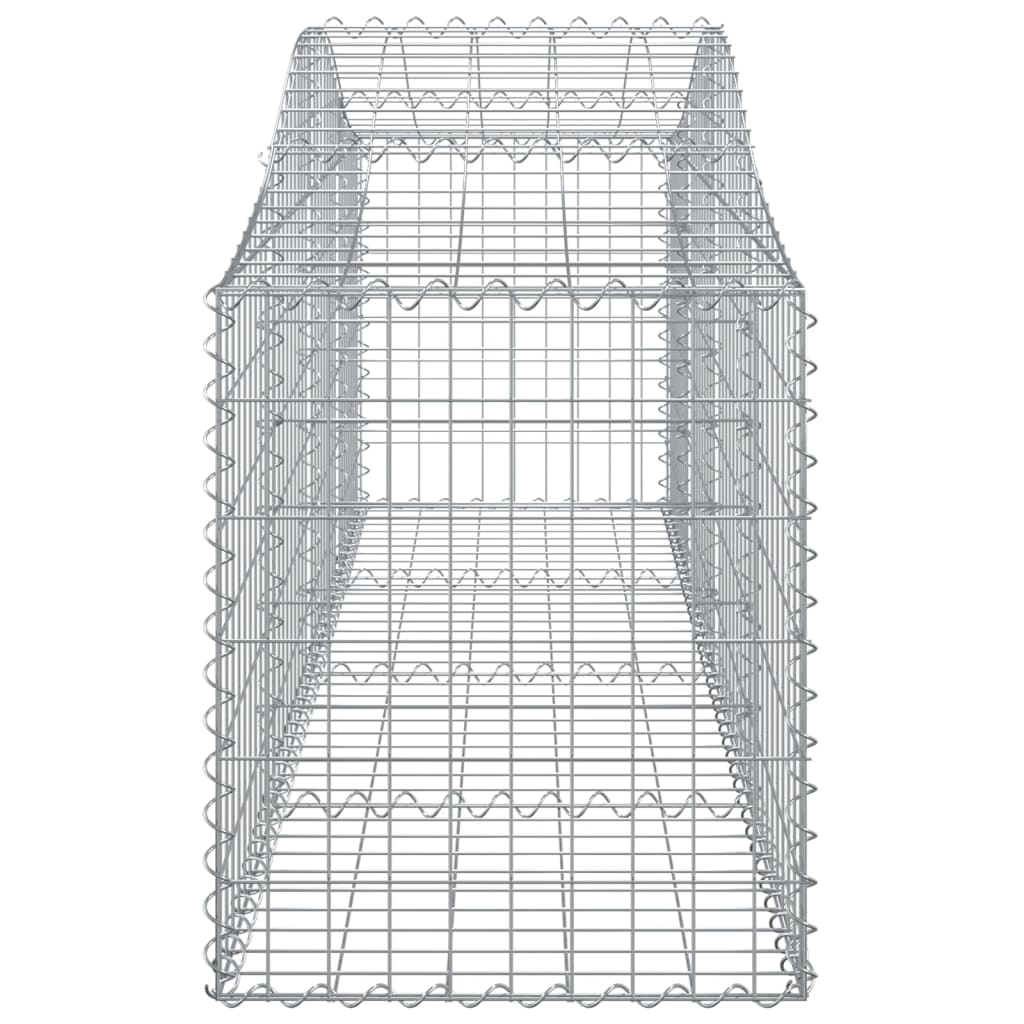 Cestas De Gaviones 30 Uds Forma De Arco Hierro 200x50x60/80 Cm_4