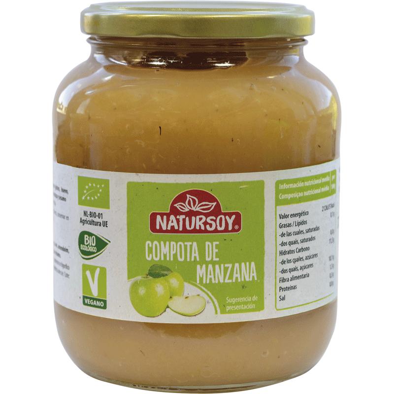 Compota de manzana ECO Natursoy 720 ml