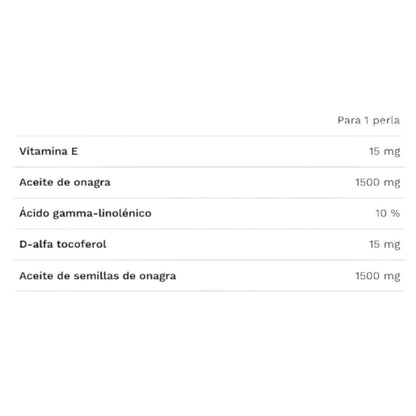 Aceite De Onagra 500 Mg Nutrabasics 450 Perlas_1