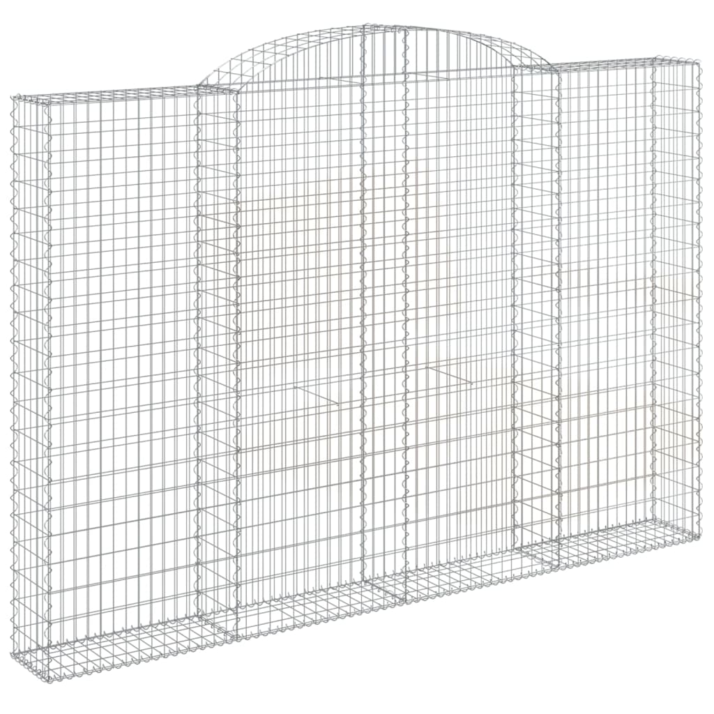 Cestas De Gaviones 2 Uds Forma De Arco Hierro 300x30x200/220 Cm_2