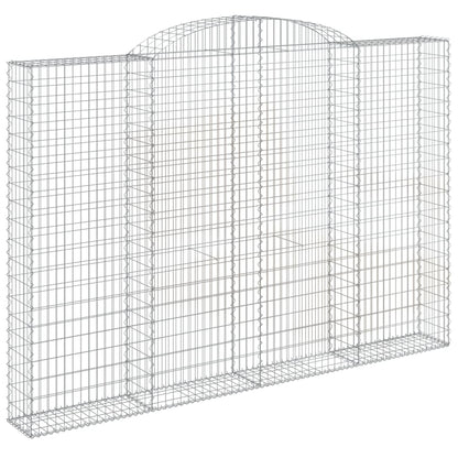 Cestas De Gaviones 2 Uds Forma De Arco Hierro 300x30x200/220 Cm_2