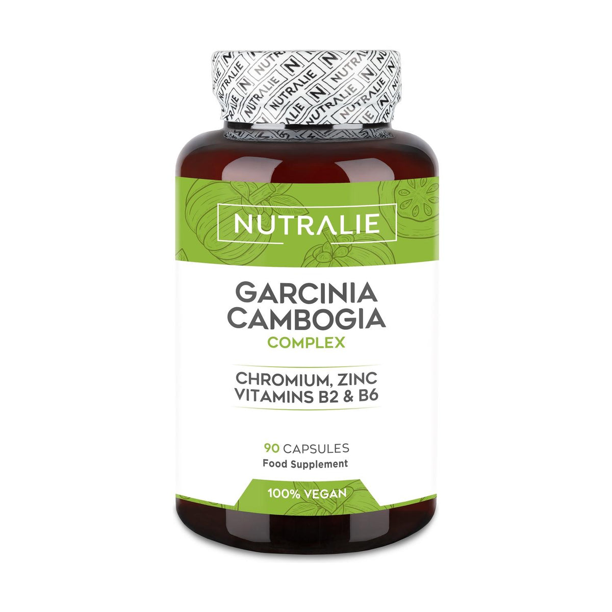 Nutralie Garcinia Cambogia + Cromo + Zinc + Vit B2 y B6 90 cápsulas
