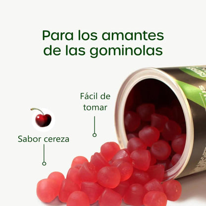 Probióticos con vitaminas para niños en gominolas Aldous Bio 120 gominolas